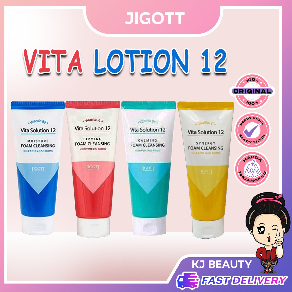 Korea jigott vitamin facial cleanser 180ml moisturizing