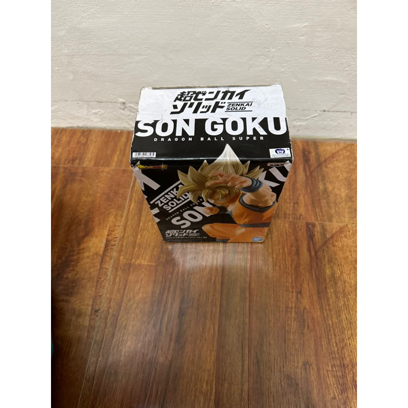 七龍珠 七龍珠超 Zenkai Solid Vol.1 孫悟空 超級賽亞人 景品 寬盒 白證 代理