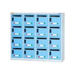 【DS117-3】16格信箱櫃(藍色) DF-MB-16C ★東部及桃園以南請另詢運費