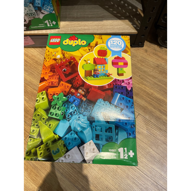 ||宅媽科學玩具|日安高雄| LEGO“10887“歡樂創意顆粒套裝（有盒損）