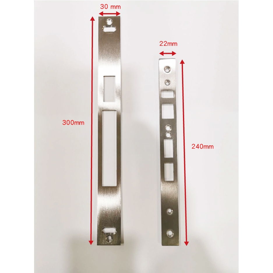 小米電子鎖全自動鎖（標準安裝使用）不鏽鋼鎖匣側板/不鏽鋼門扣板/金屬配件/22+240/30+300mm