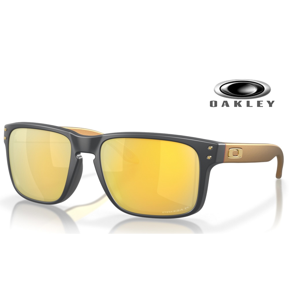 【原廠公司貨】Oakley 奧克利 HOLBROOK 24K水銀鍍膜偏光太陽眼鏡 OO9102 W4 PRIZM偏光鏡片