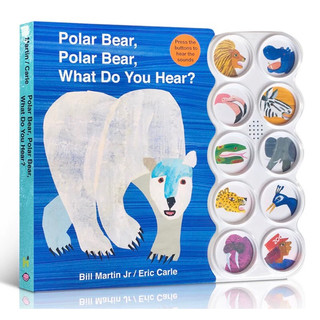 正版硬頁發音書 Eric Carle Polar Bear, Polar Bear, What Do You Hear?