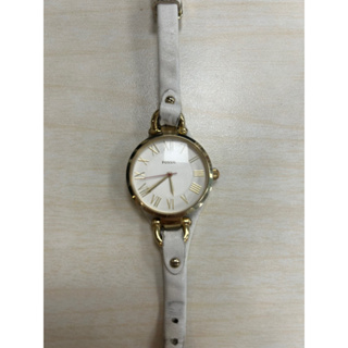 FOSSIL手錶 女錶 白色錶帶 （二手）