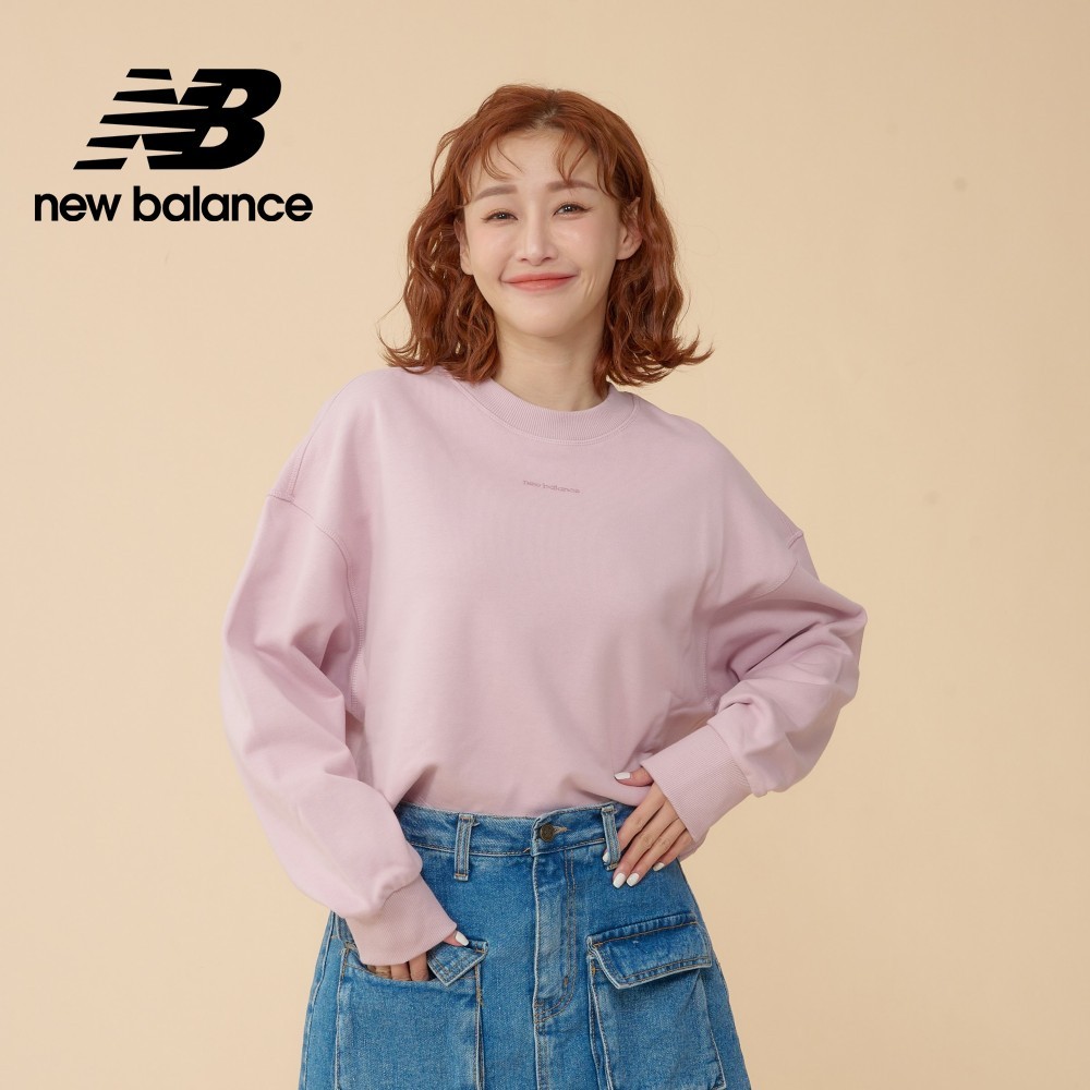 【New Balance】 NB 長袖上衣_女性_雲霧粉_WT23555VSW