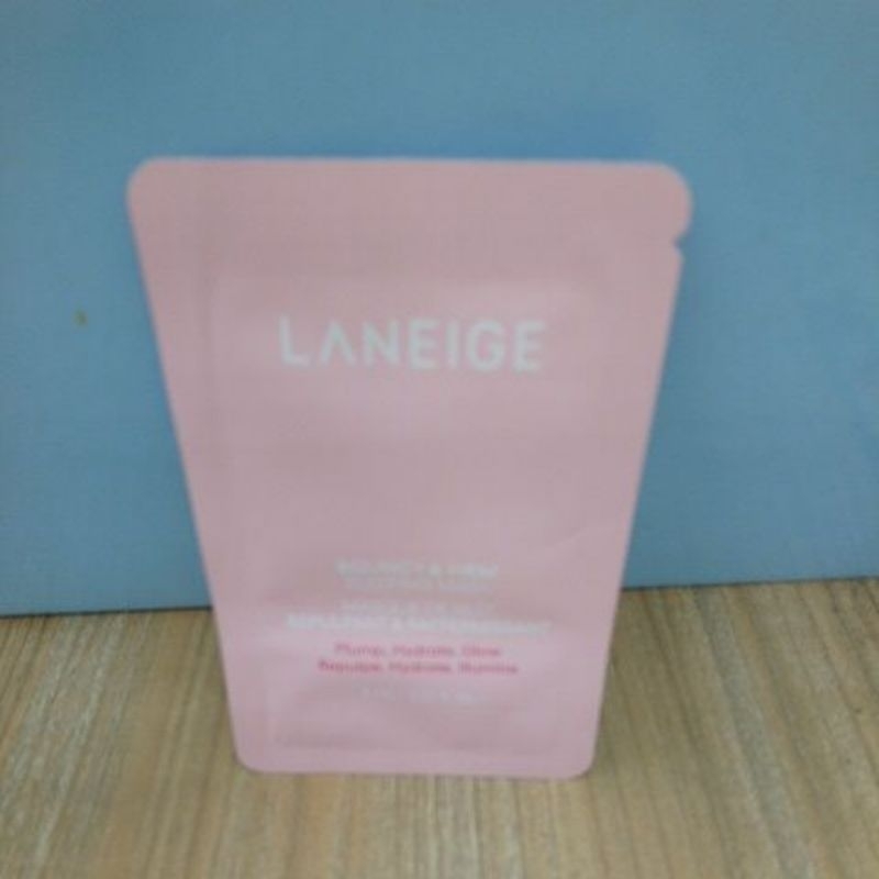 蘭芝 LANEIGE  粉澎潤睡美人晚安面膜 3ml 晚安面膜 2026-020