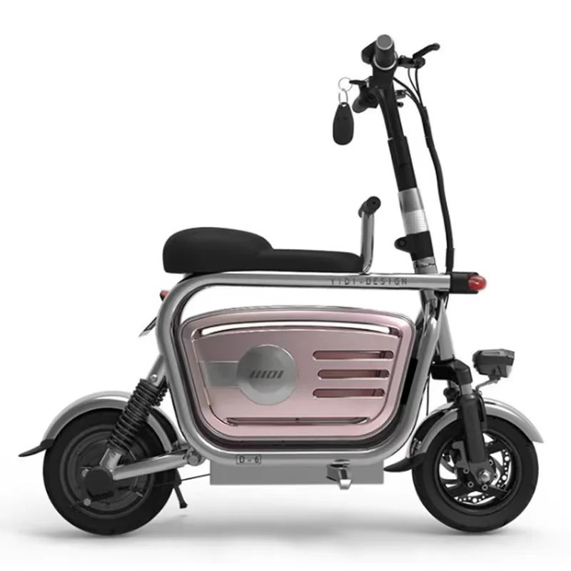 8V400W鋰電動自行車D6寵物電動自行車親子電動自行車成人折疊電動自行車鋰電池自行車