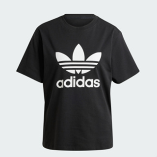 ADIDAS TREFOIL TEE 女款 黑色 短袖上衣 女圓領 IR9533 Sneakers542