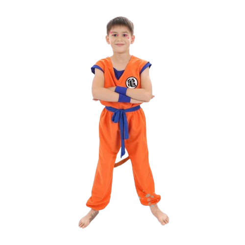 悟空服 衣服套裝 5件組七龍珠 表演服  服飾 兒童演出服 cosplay 動漫 萬聖節服裝  孫悟空  孫悟空服