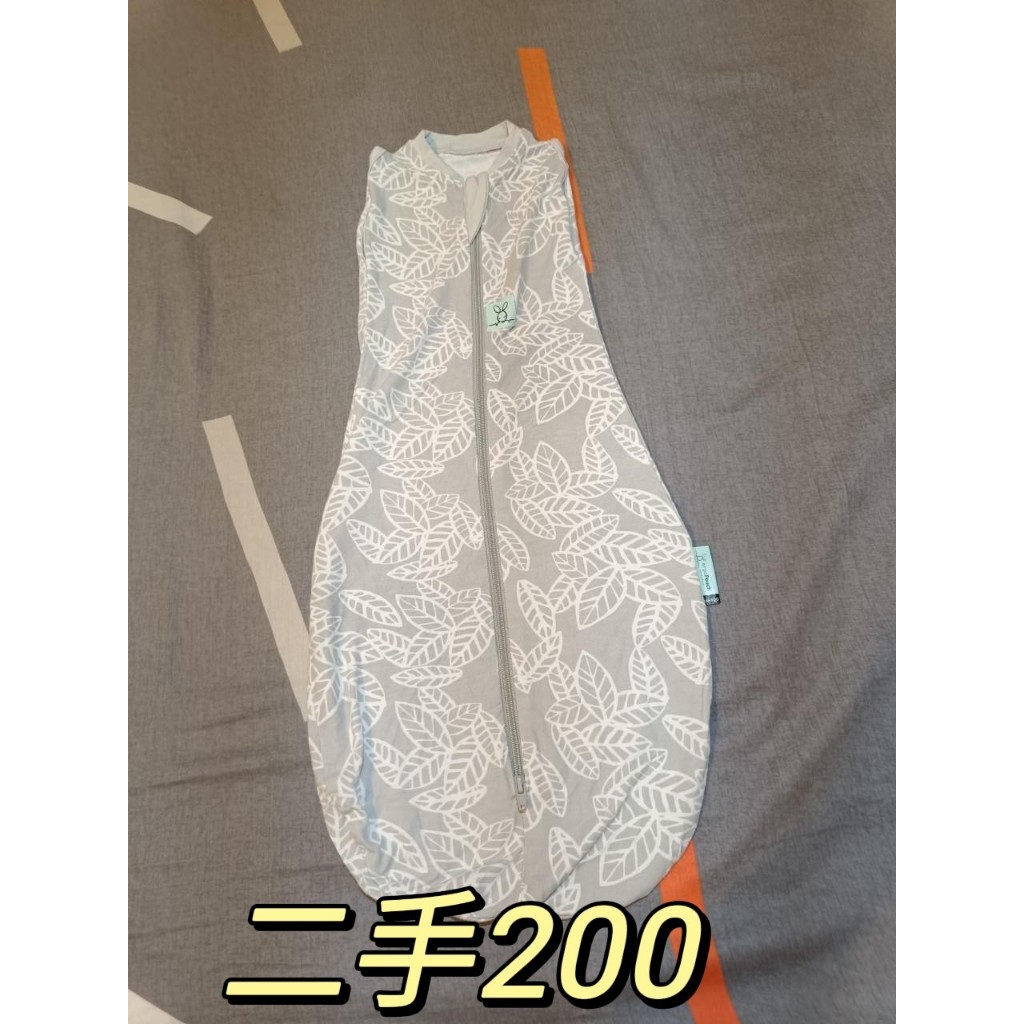 澳洲ergoPouch二合一舒眠包巾/防踢被(長60公分/腰部寬22公分)，七成新，200元