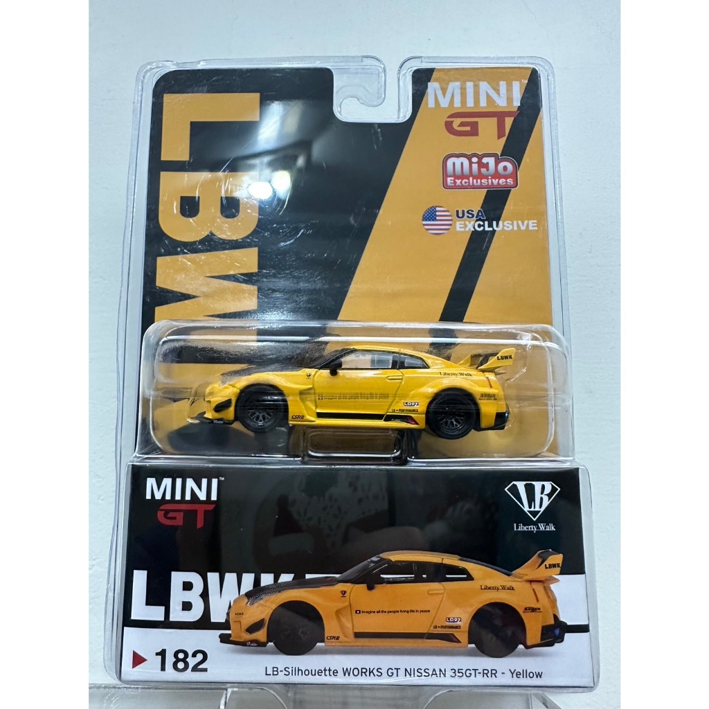 泡泡TOYS MINI GT 182  R35 美國限定版 吊卡