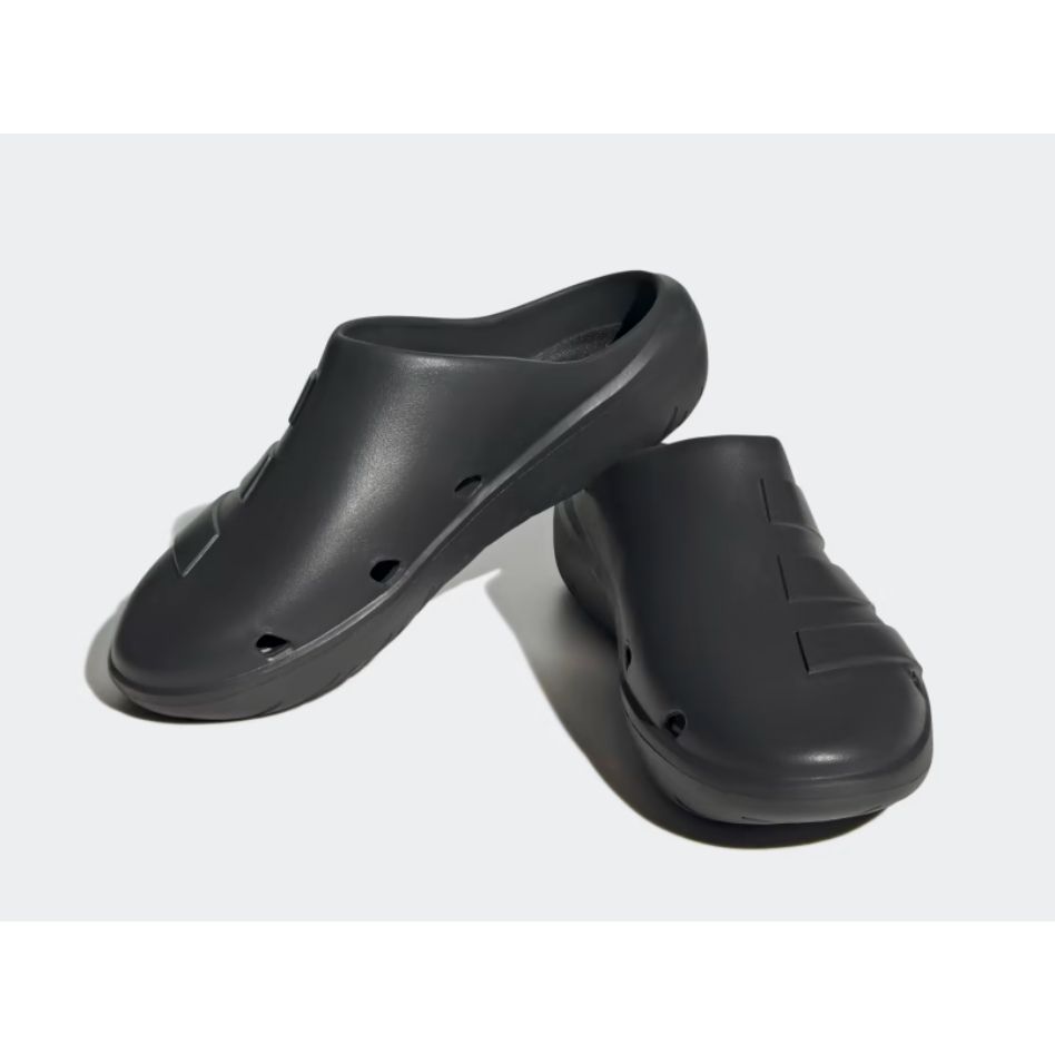 Adidas 愛迪達 男款 黑色 休閒包頭 室內外拖鞋 (HQ9918)