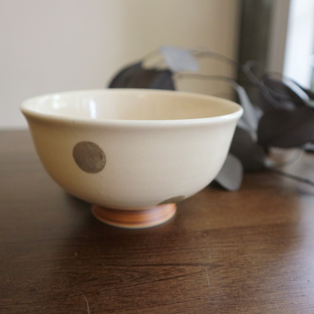日本 水玉 輕量 飯碗 和風 西海陶器 瓷器 輕陶土 點點 井飯碗 湯碗 碗 日式 餐碗 陶碗
