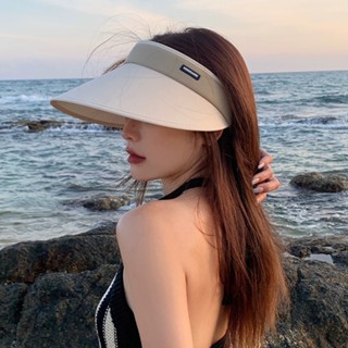 ins時尚大簷遮陽帽 米白色美形帽 鴨舌空頂草帽 防曬帽 高質感百搭草帽 現貨