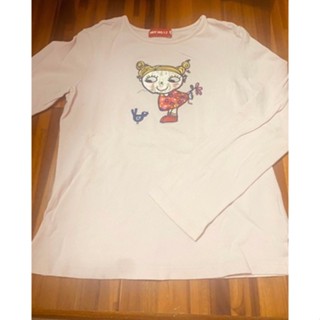 二手 1/2美人魚 女童 兒童童裝 百貨公司 品牌專櫃 why and1/2 9號125cm 粉紅色 長袖上衣