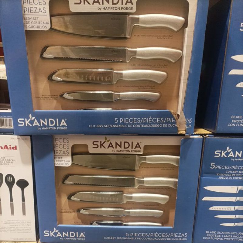 SKANDIA CUTLERY 不鏽鋼刀具 5件組 廚房 刀具 costco 代購