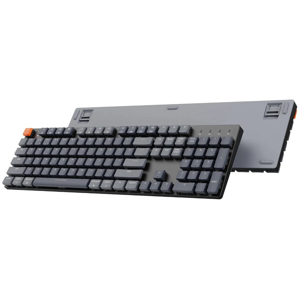 Keychron K5SE 104 鍵無線機械式鍵盤 (彩光茶軸-RGB-鋁合金底座)