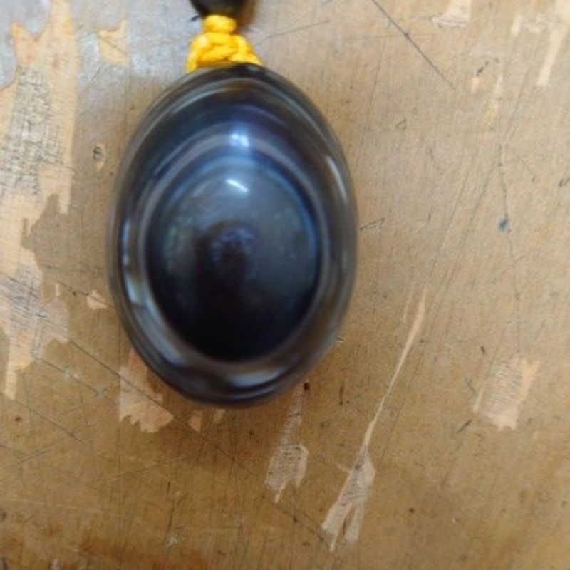 西藏天眼珠蛋型鈣化大主體/精品收藏