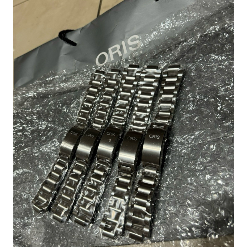 適配豪利時 ORIS Aquis 系列  24*12MM 不鏽鋼錶 帶 7730/7740 表徑43.5MM 原裝錶帶
