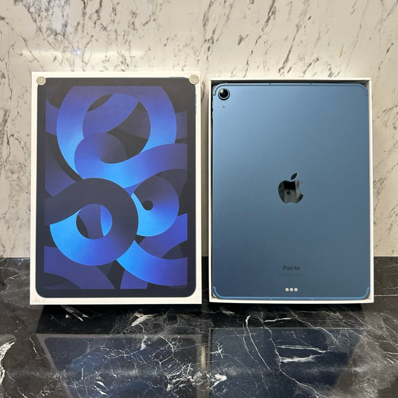 蘋果平板 iPad Air 5 WiFi+LTE 64g 藍色（Air5 行動網路）#927959 二手 平板