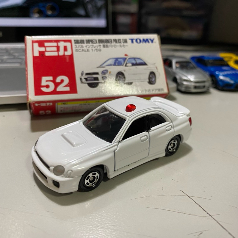 Tomica No.52 Subaru Impreza Unmarked Police Car 警車 GDB