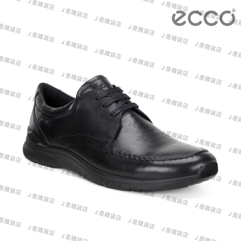ECCO IRVING/GORE-TEX防水精緻質感紳士鞋 男-黑 歐規43號 現貨 限量一雙