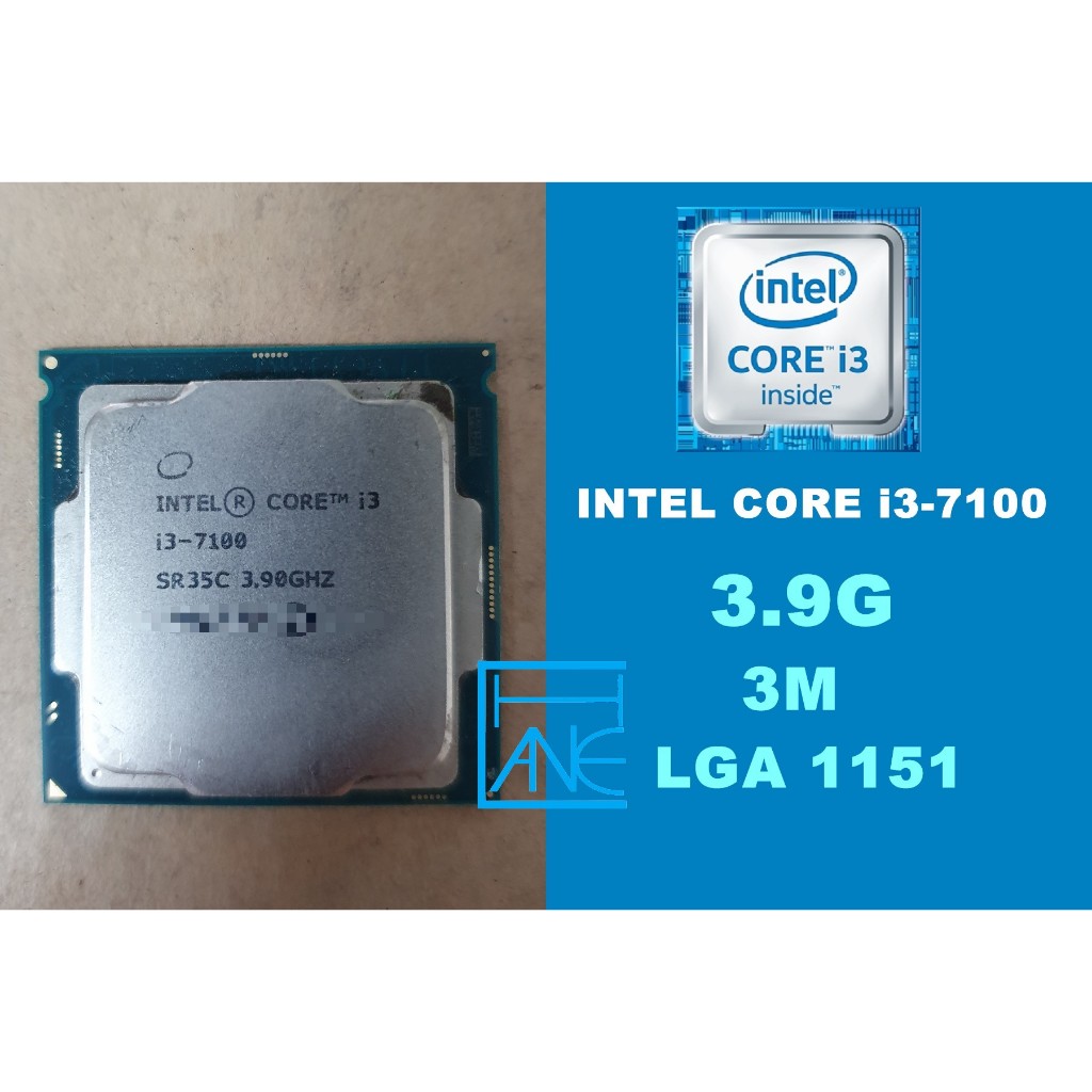 【 大胖電腦 】Intel i3-7100 CPU/1151/2C4T/3M/附風扇/盒裝/全新/保固30天/實體店面