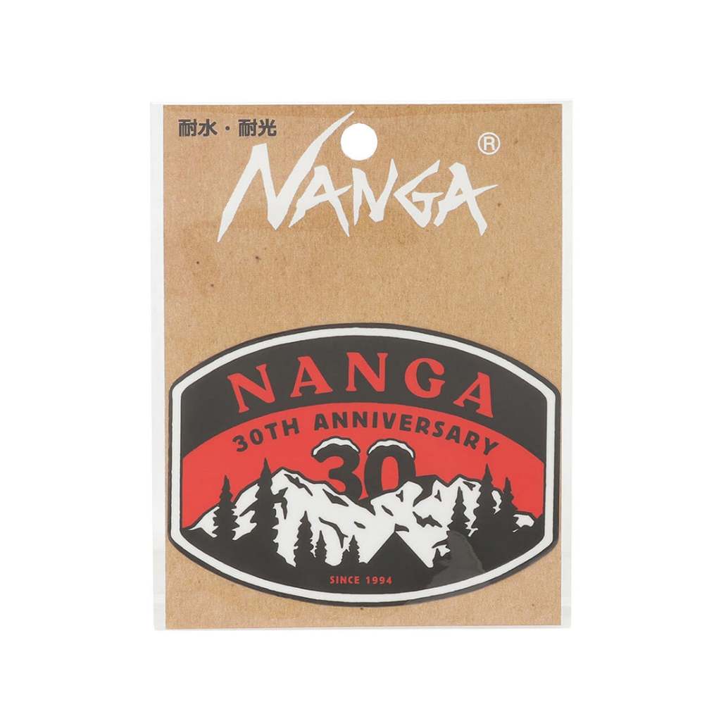 【明天是週末】現貨 NANGA 30週年紀念貼紙 日本製 風格貼紙 露營貼紙 收納箱貼紙 小物