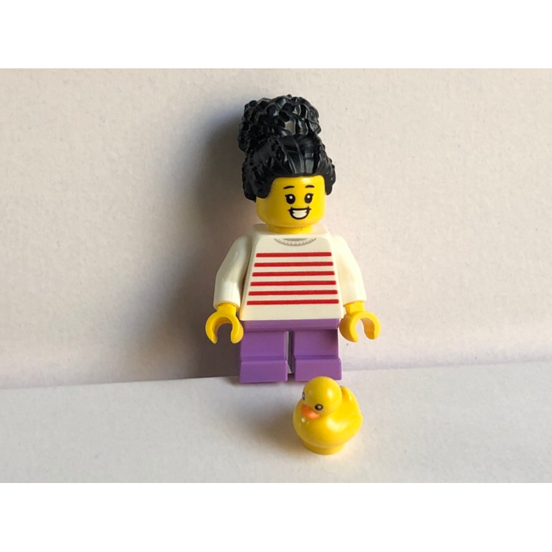 LEGO 樂高 全新人偶 遊樂園 園遊會+配件 套圈圈 女兒 黃色小鴨 CITY 城市系列 60234