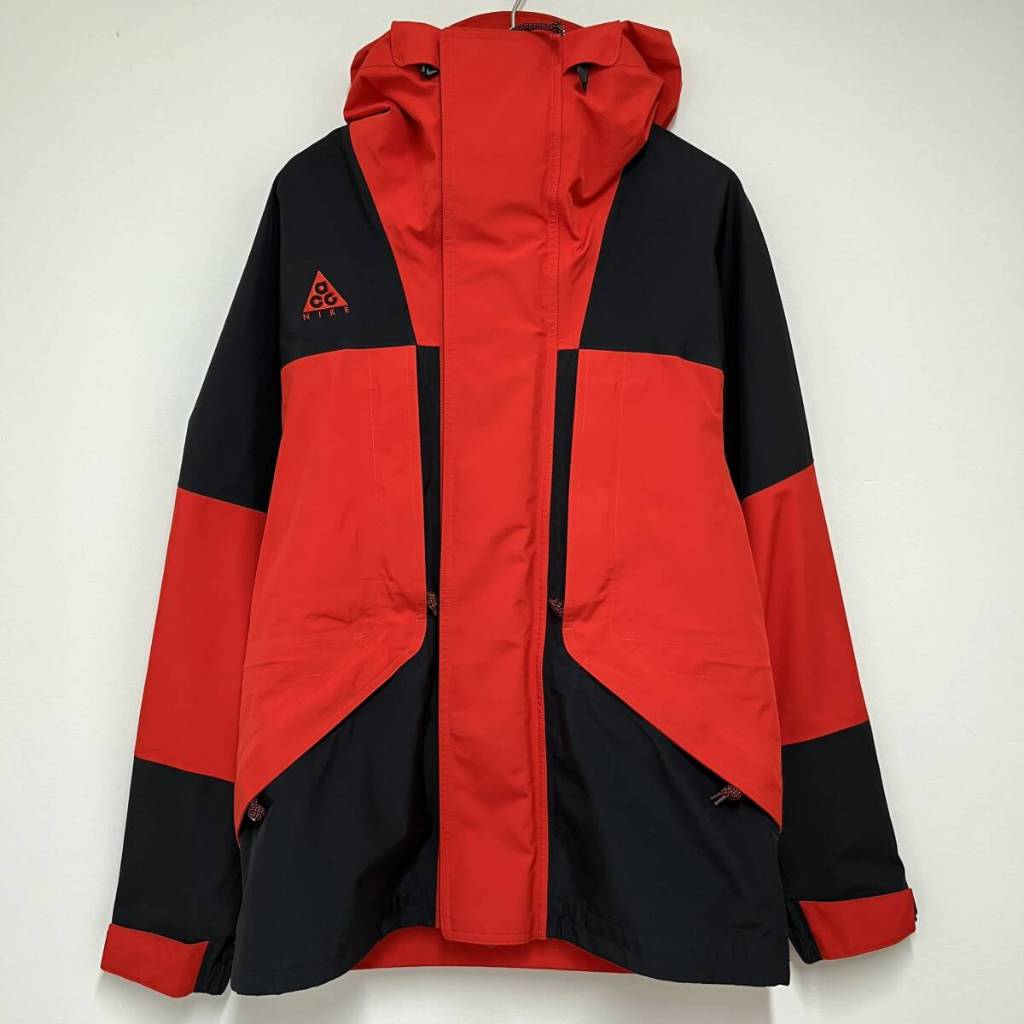 NIKE ACG Gore-Tex Jacket XS 連帽 外套 防水 防風 紅色 日本直送 二手