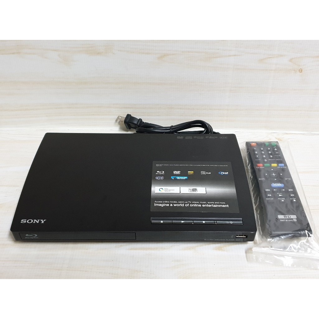 {哈帝電玩}~SONY 藍光光碟機 播放器 BDP-S190 公司貨 適用台灣區光碟 附遙控器 功能正常良好~