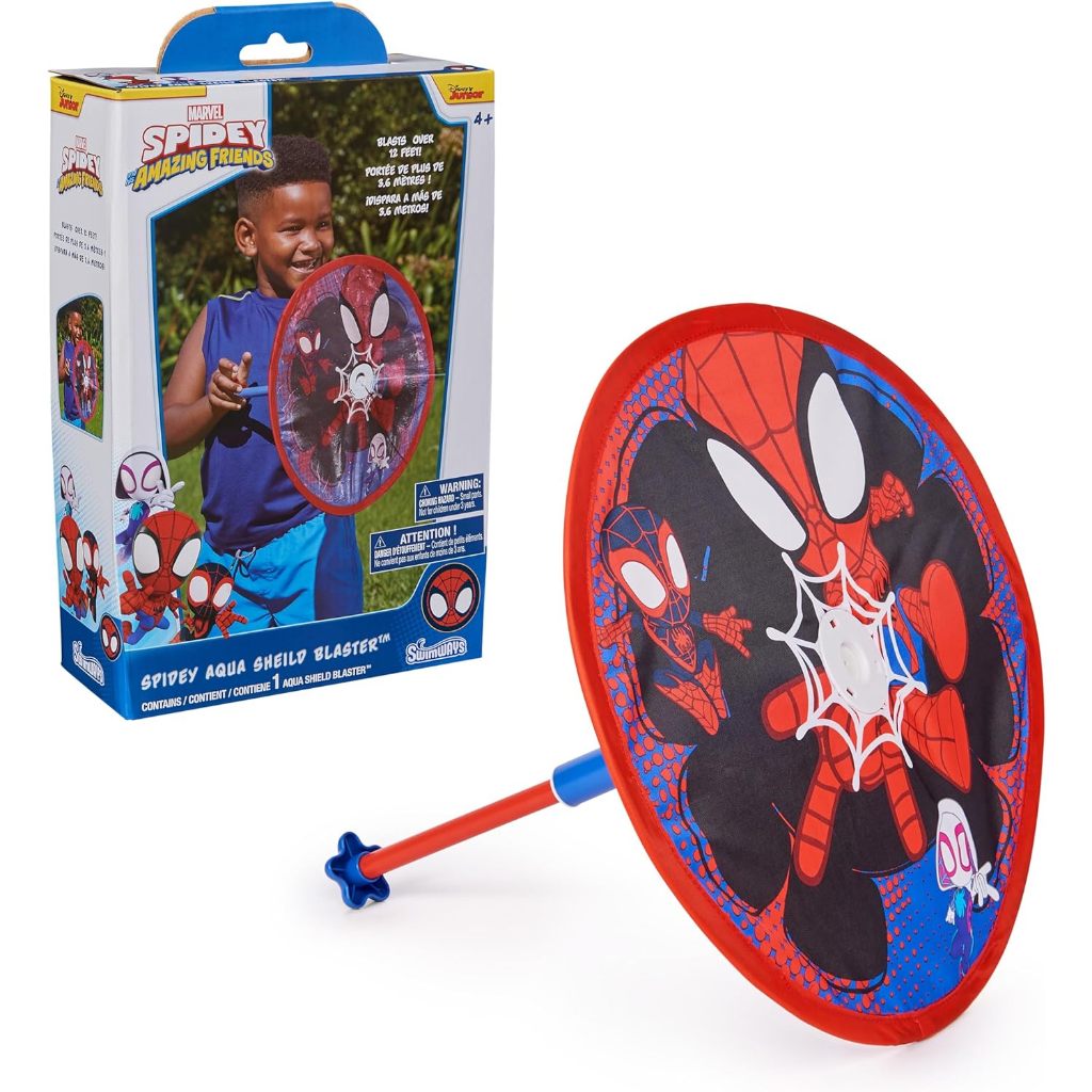 預購🚀空運🚀美國專櫃  蜘蛛人 spiderman水槍 噴水 擋板 玩具 Marvel