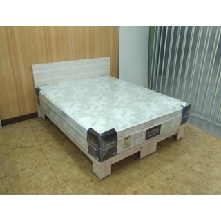 【SG居家美學】※限高雄市區※(SG4-319) 5尺/6尺雙人.圓角床頭片.床片.高腳床底.床架/天絲乳膠獨立筒床墊