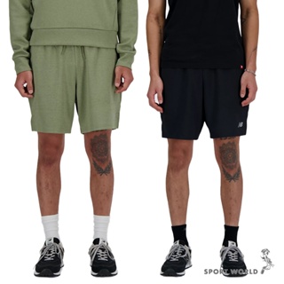 New Balance 短褲 男裝 7吋 速乾 美版 綠/黑【運動世界】MS41146DEK/MS41146BK