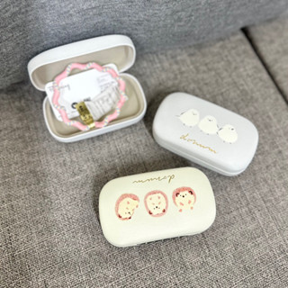 【現貨🌷】小山雀 飾品 收納盒 合成皮革 刺蝟 日本進口 小愛動物 收納 硬殼 隨身盒