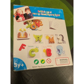 英文字母 學習 字母拼圖 A-Z立體配對 ABC 拼圖 立體積木 木製