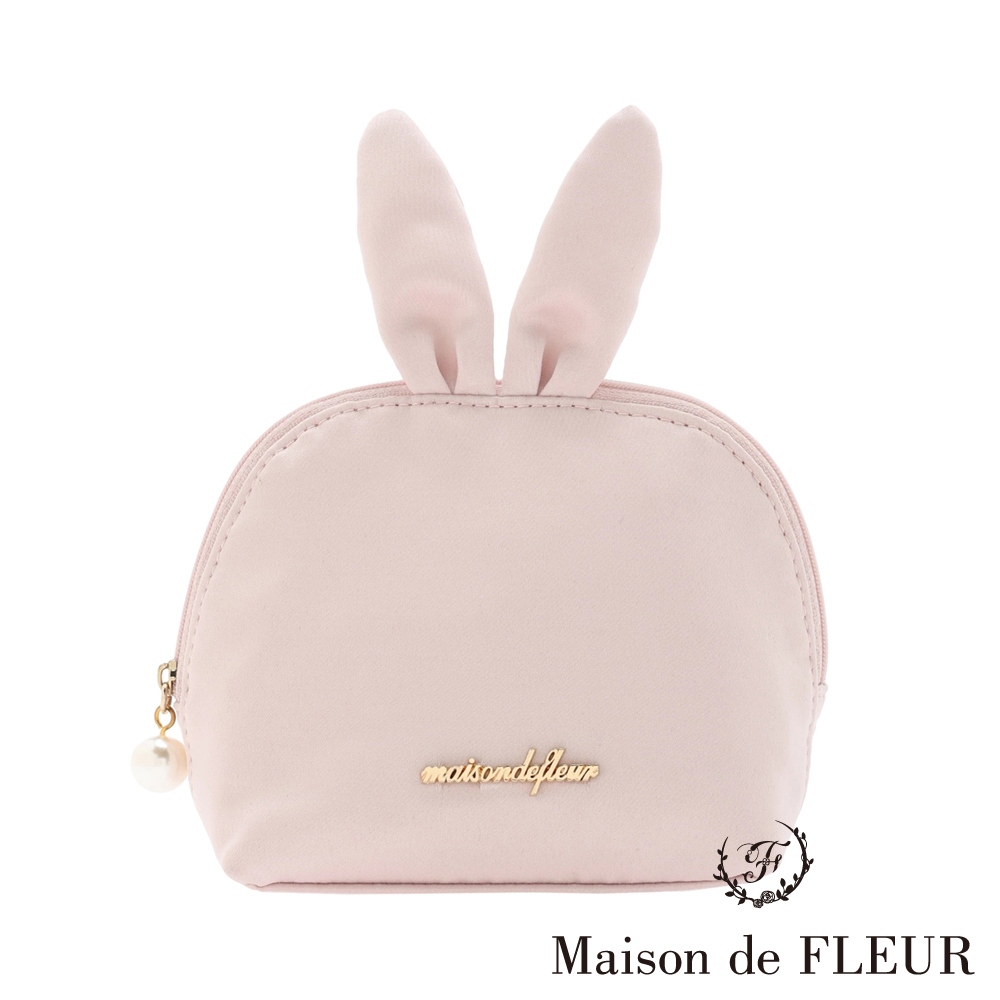 Maison de FLEUR 2024復活節系列兔耳造型收納包(8A41FJJ2100)