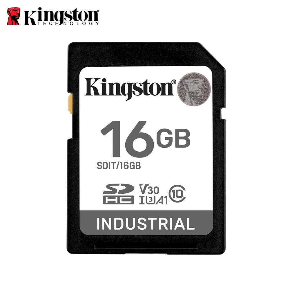 金士頓 Kingston Industrial 工業級 SDHC 記憶卡 16G 高耐用 A1 U3 V30 大卡