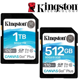 Kingston 金士頓 1TB 512GB SDXC SD U3 V30 記憶卡 SDG3 256G 512G 1T