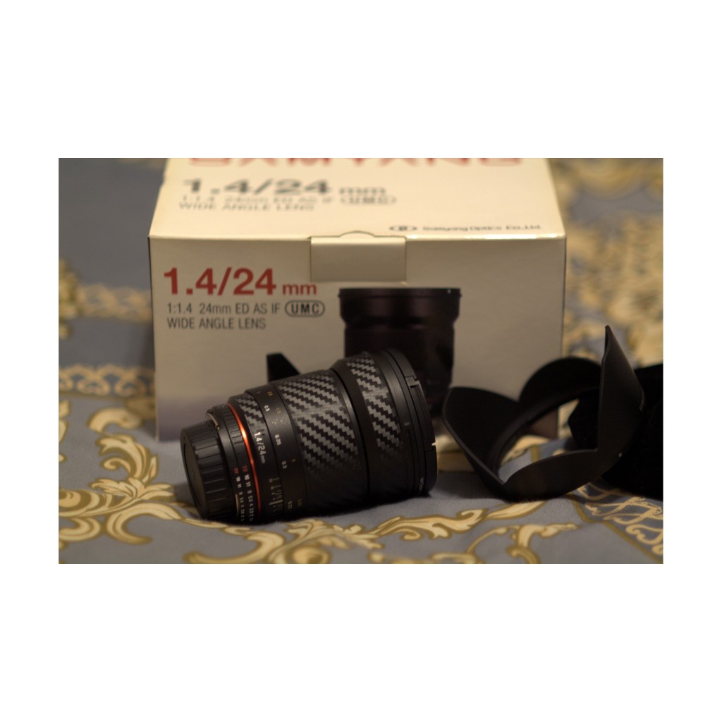 Samyang 24mm f1.4 ED EF 卡口 for Canon ( 盒單全) 全幅MF鏡