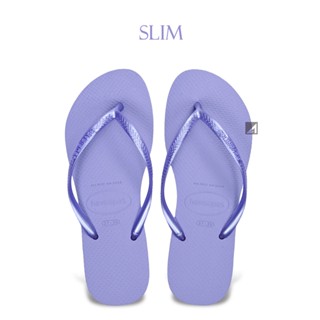 havaianas 出清😉Slim 窈窕系列 丁香紫 剩35/36珠光鞋帶 女哈瓦仕 夾腳拖 拖鞋 淡紫-阿法.伊恩納斯
