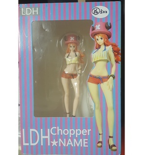 (娃娃機抓的盒子都不會八角尖) 港版  36 LDH Chopper name 海賊王 喬巴帽 娜美