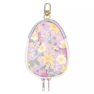 日本代購 全新現貨 優雅紫色 長髮公主 捲軸式 鑰匙包 Disney 迪士尼 特色商品 官方授權 收納盒 鑰匙包 伸縮