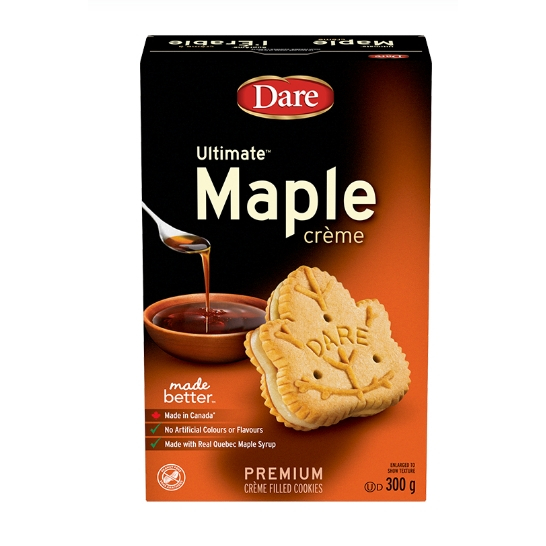 Dare Ultimate Maple Crème Cookies 加拿大  楓糖奶油餅乾 楓糖夾心餅乾 300克