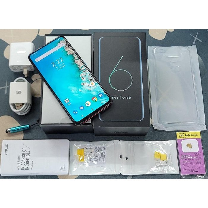 *典藏奇機*展示機出清-頂規版-華碩 ASUS ZenFone 6 ZS630KL 256G 4800萬翻轉相機 八核心