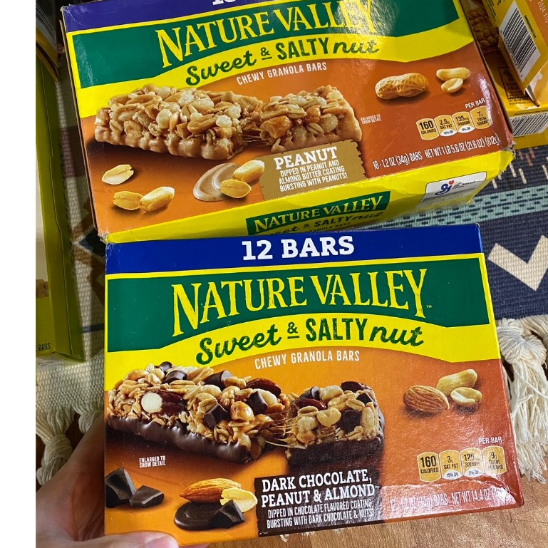 【免運】美國 Nature Valley 天然谷 燕麥棒 超低卡 耐嚼零食 脆脆燕麥 纖穀派 黑巧克力 天然全穀燕麥