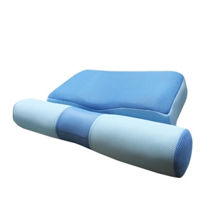 【YAMAKAWA】全方位護頸枕/家E枕/可兩用/可水洗🔥電視熱銷同款🔥免運-加大款藍色
