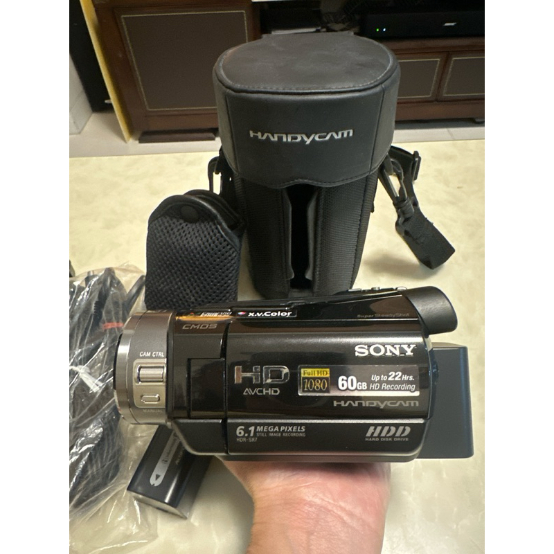 二手SONY HDD DV攝影機 HDR-SR7 含外箱/收藏盒