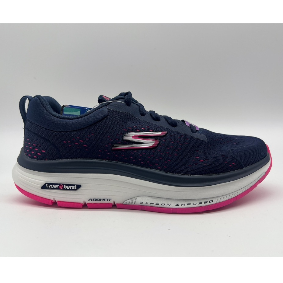 【MAZGO】SKECHERS 女 健走鞋 GOWALK WORKOUT WALKER 寬楦 軟底 124933BKLV