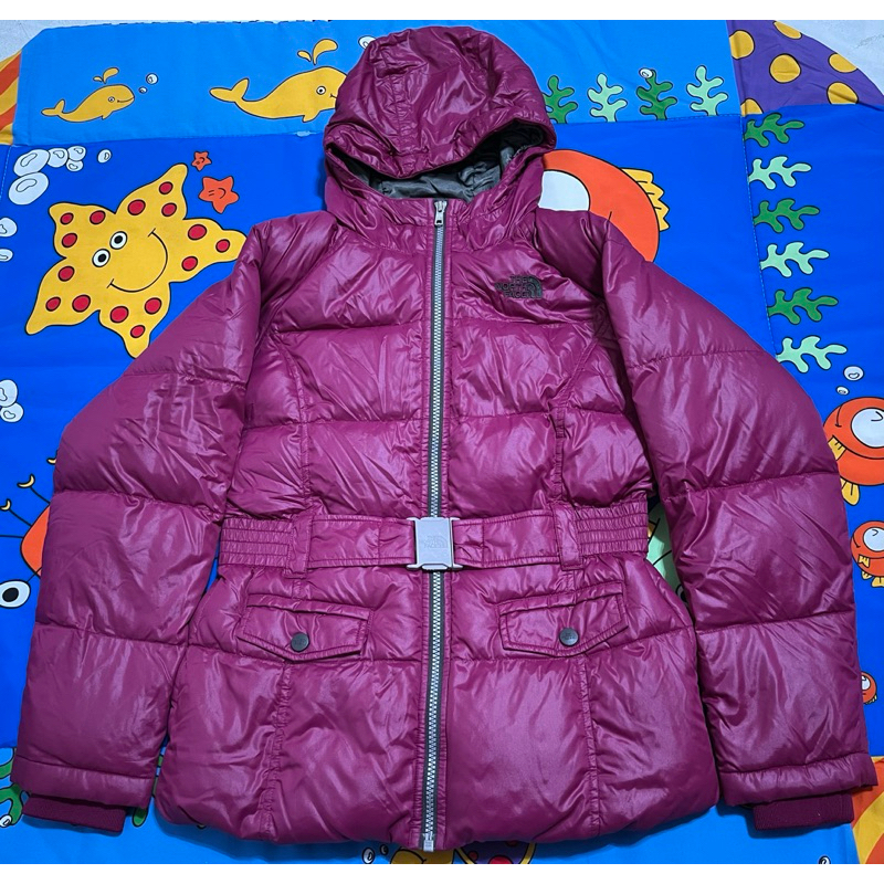 the north face 羽絨外套 11歲女大童